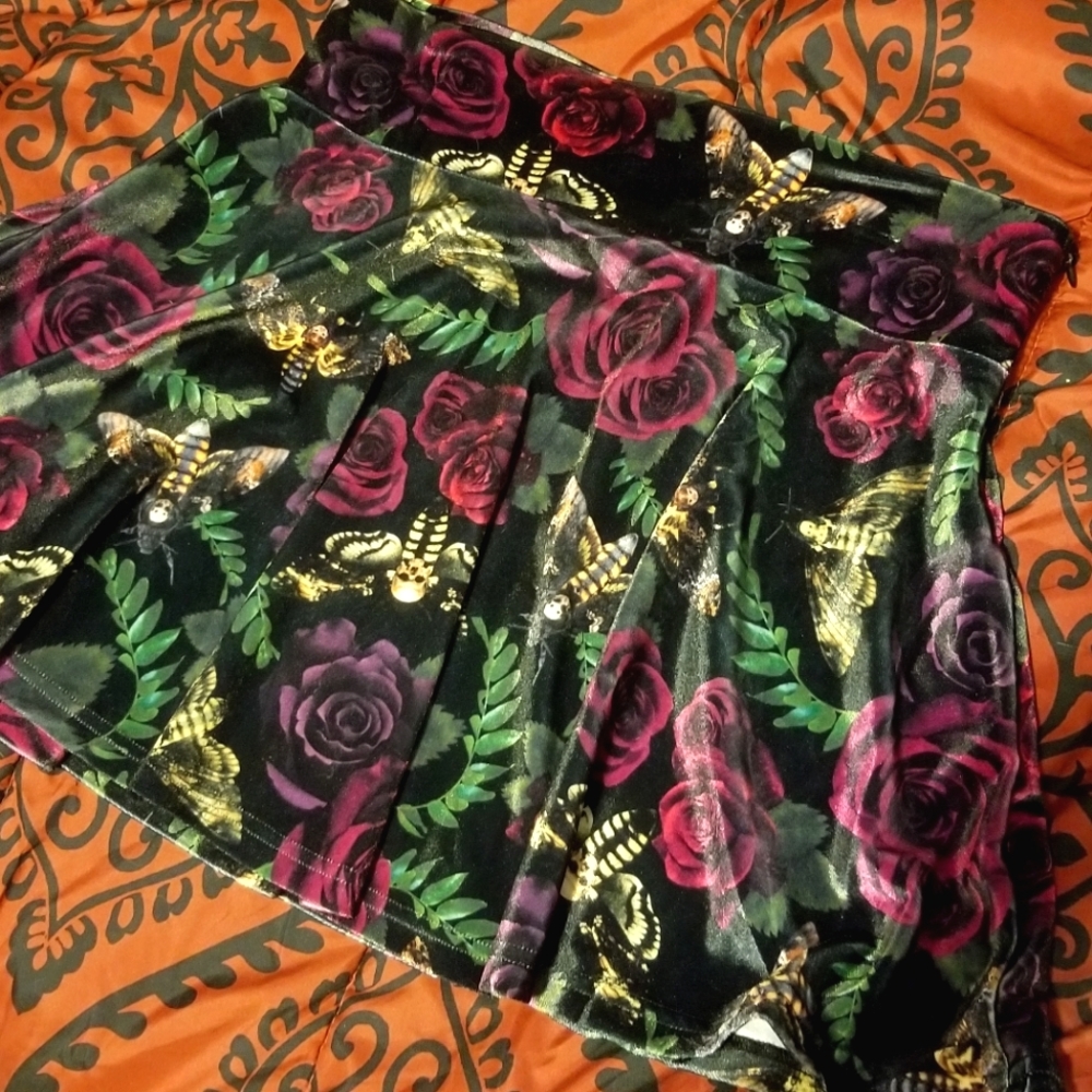 Killstar night life skater skirt